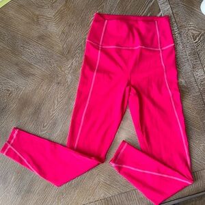JCREW cloud stretch high rise leggings. Color: wild hibiscus. XS. Worn twice.